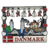 Magnet med vedhæng Fyrtårn Danmark