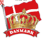 Magnet Flag med Krone